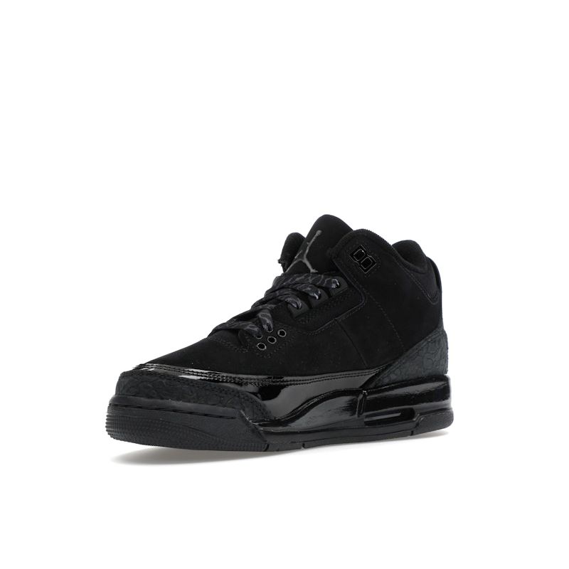 Air Jordan 3 Retro GS Black Cat 2025 Kids Sneakers Dark-Charcoal DM0967-001