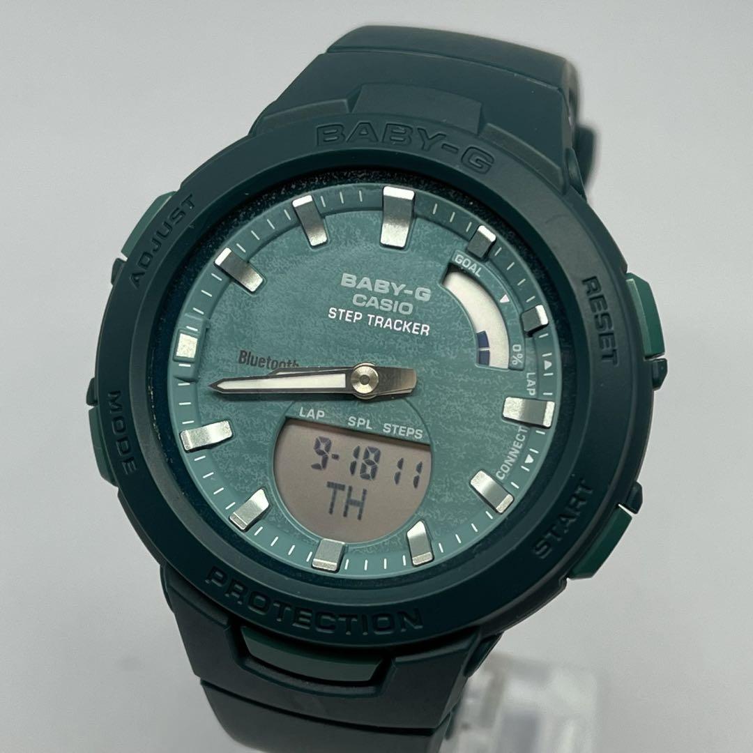 

[USED] Baby-G Dark Green Ana-Digi Mobile Link Watch