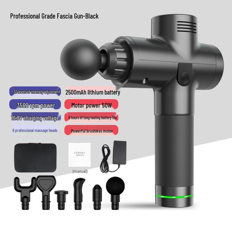 Adjustable Electric Massage Gun with Built-in Lithium Battery for Whole Body Fitness