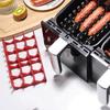 Kitchen Cooking Rack for Hot Dogs and Sausages, Square Rack for Counter Staging, Cookout Serving and Group Meals
