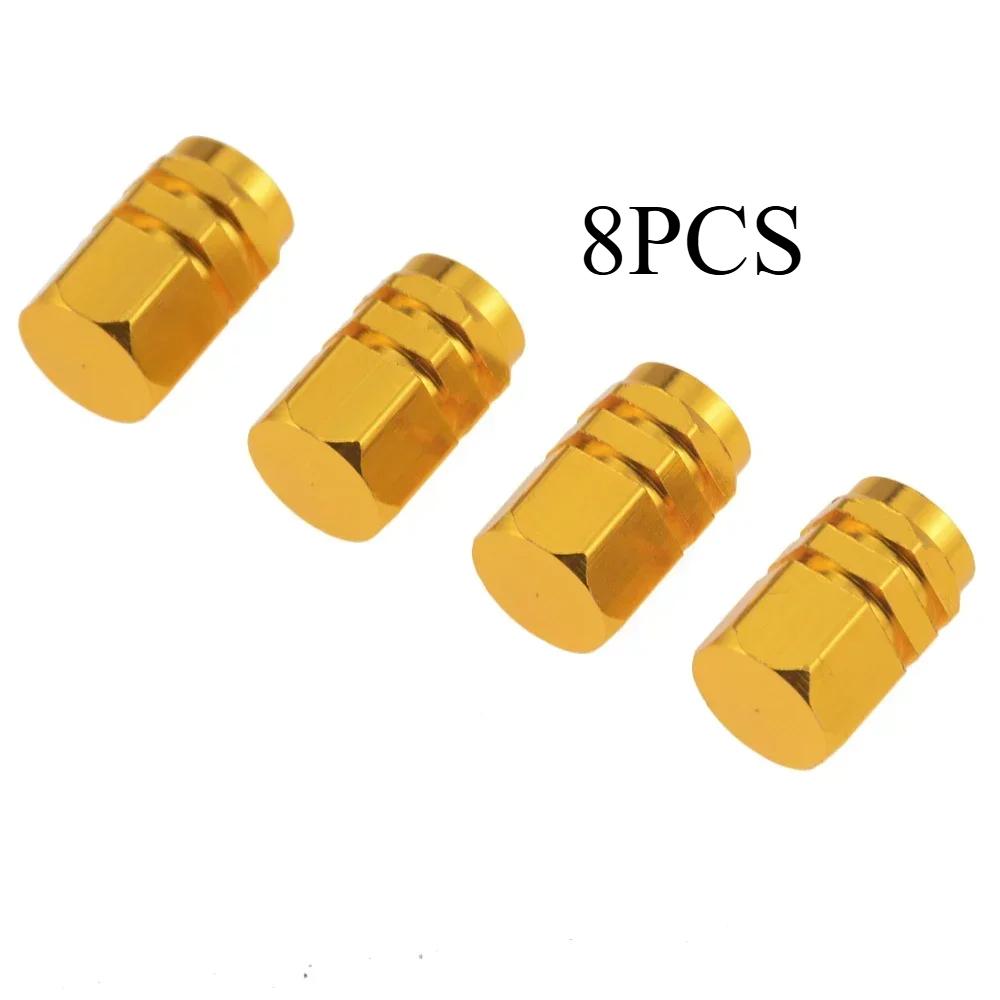 Tire Valve Cover, Universal Tire Wheel Valve Cover, Rolled Flower Tire Valve Cover Aluminum Alloy Dustproof Tire Cap Accessories