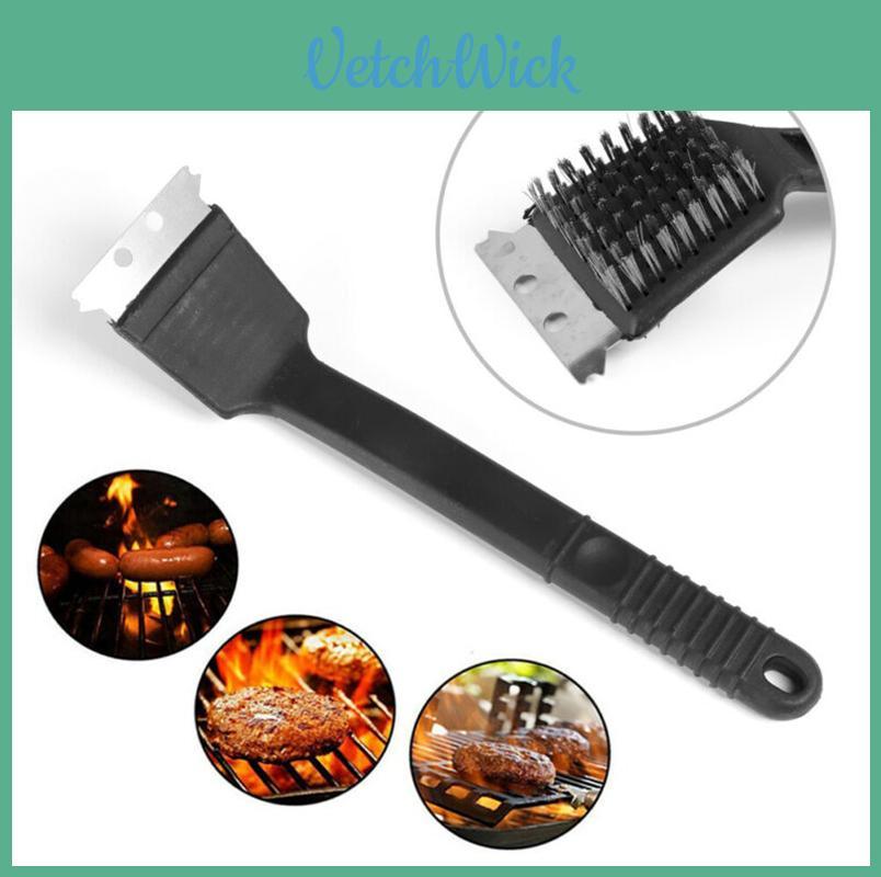 Tough And Long Lasting Barbecue Bbq Wire Cleaning Brush With Ergonomic Handle For Easy Use