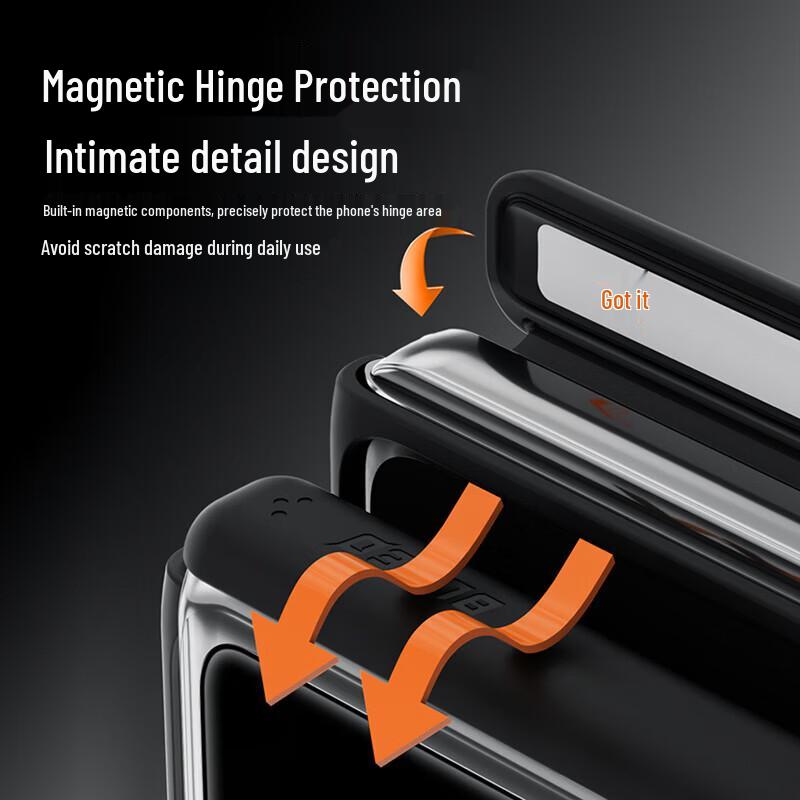 Huawei Mate X7 Skin-Friendly Magnetic Hinge Phone Case