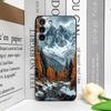 Vintage Forest Landscape Snow Mountain Scenery Phone Case for Honor Huawei 200 100 400 PRO 90 80 Lite Magic 8 7 6 5 Pro 5G Cover