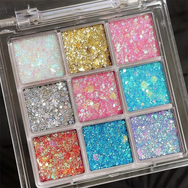 MERKLENINS Stage Glitter Eyeshadow Palette