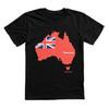 Fashion Design Australian Flag Printed Travel Souvenir Mens T-Shirt. Summer Cotton Short Sleeve O-Neck Unisex T Shirt New S-3XL
