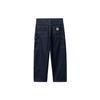Carhartt WIP SS23 Double Knee Pant Casual Loose Long Denim Pants Men Pants Blue I032106-01-02