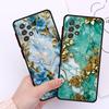 Flower Marble Phone Case for Samsung Galaxy A55 A54 A53 A52 A51 A13 A12 A35 A34 A33 A32 A71 A23 A21s Matte