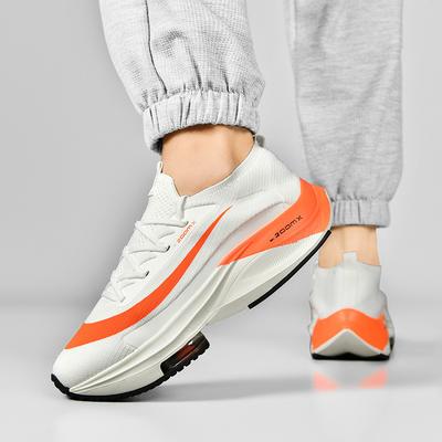 Bolt mismos zapatos para correr con cámara de aire en el antepié hombres y mujeres parejas zapatos deportivos tejidos voladores amortiguación ligera zapatos para viajar