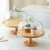 Vintage Wooden Cake Stand Transparent Cake Display Stand Dessert Stand  Afternoon Tea