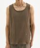 TRIP LE SENS Waven Logo Plate Sleeveless_Brown
