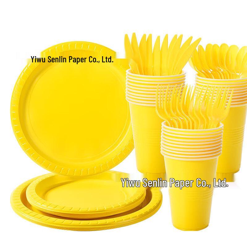 OIMG Disposable Party Tableware Set