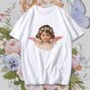 Fashion Fiorucci Baby Angel Graphic Tshirt Summer Classic Aesthetic T Shirt Unisex Unisex Kawaii Clothes Creative Couple Short Sleev Unisex