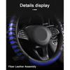 SEAMETAL Sport Steering Wheel Cover 38CM Anti Skid Steer Protector Universal Steer Wheel Cover with Massage Texture Sweatproof