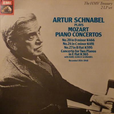 LP Schallplatte ARTUR SCHNABEL Mozart Klavierkonzerte EX2900723 HIS MASTERS V 1982 UK Klassik Gebraucht