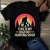 Men's and Women's T-shirts This Is My Bigfoot Hunting Shirt Retro Vintage Shirt
