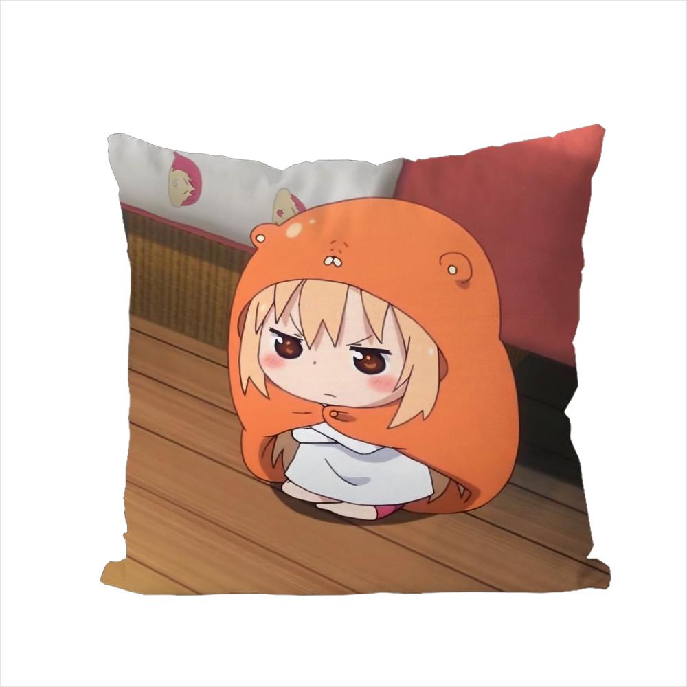 

Umaru Doma Pillow Case For Car Sofa Decorative Home Doublesided Print Plush Square Throw Pillow Cushion Cover 30x30cm