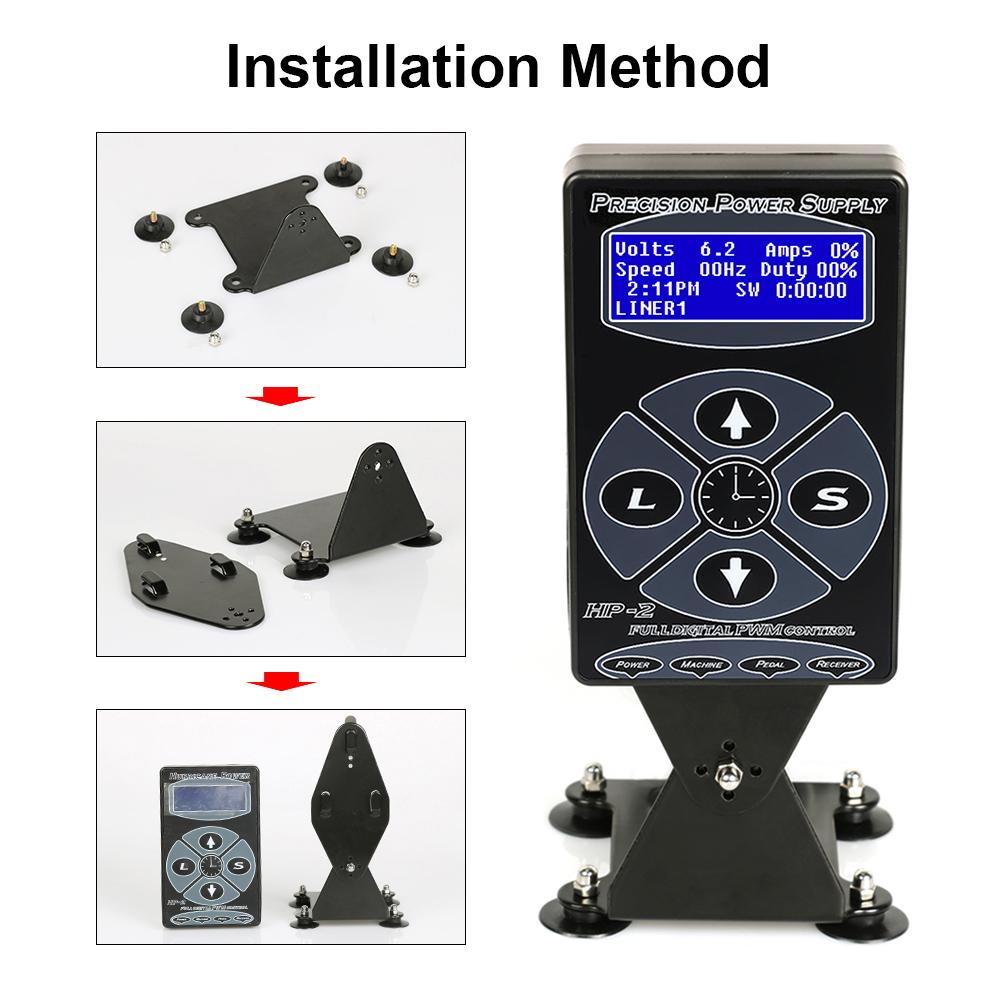 Tattoo Power Machine Supply Digital LCD Liner and Shading Dual Mode Intelligent Timing With EU Adapter Tattoo Power Set