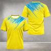 Camisetas Esportivas Simples da Moda de Secagem Rápida Camisetas Casuais de Manga Curta de Verão Soltas Respiráveis Camisetas para Corrida Badminton