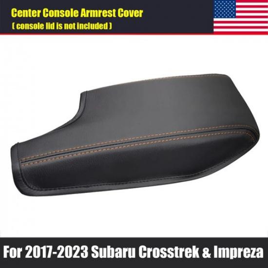 Center Console Lid Armrest Cover for Subaru Crosstrek&Impreza 2017-2023 Orange