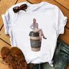 Black Girls African White Fashion Women TShirts Harajuku Cartoon Clothing Short Sleeve Summer Tees Casual FeUnisex Tops ONeck