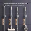 Strong Adhesive Mop & Broom Holder - No-Drill Wall Mount Hook for Bathroom