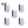 Rotary Knob Replacement 5Pcs Universal EQ Wear Resistant Knobs Mini Size Simple Installation Equalizer Potentiometer Fader Flexible Rubber