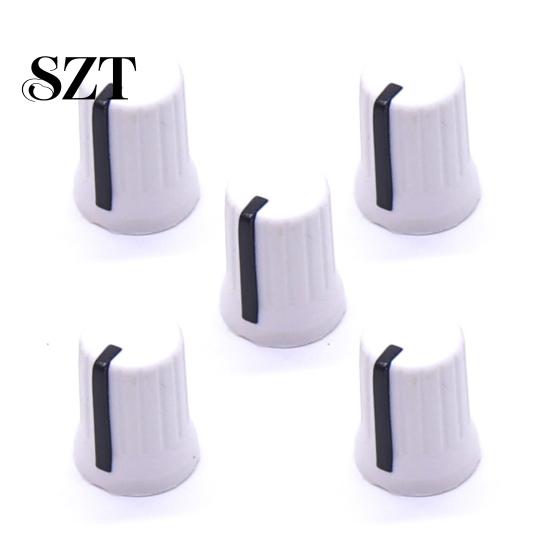 Rotary Knob Replacement 5Pcs Universal EQ Wear Resistant Knobs Mini Size Simple Installation Equalizer Potentiometer Fader Flexible Rubber