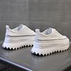 Korean Style Women's Platform Height-Increasing Shoes - 7cm Thick Insole, Versatile Single Lining for Spring/Autumn 2021