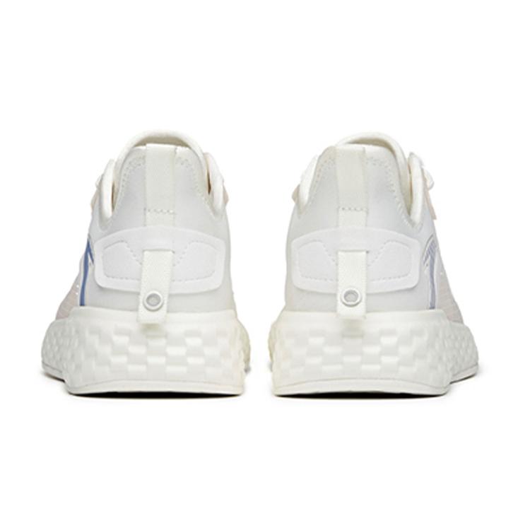 New Anta Running Collection Cushioning Anti-Slip Wear-Resistant Breathability Low-Top Running Shoes Women's White Purple 922125523-1