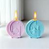 DIY Epoxy Resin Islam Building Ramadan Silicone Mold Handmade Aroma Candle Gypsum Eid Mubarak Ramadan Moon Series Mold