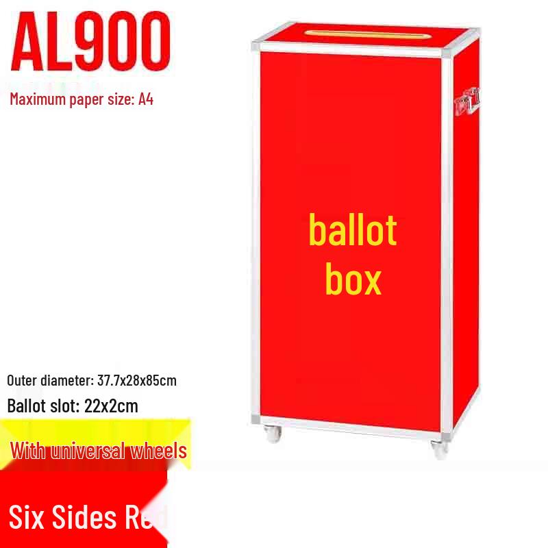 Yuanzu Aluminum Alloy Floor-Standing Ballot & Donation Box