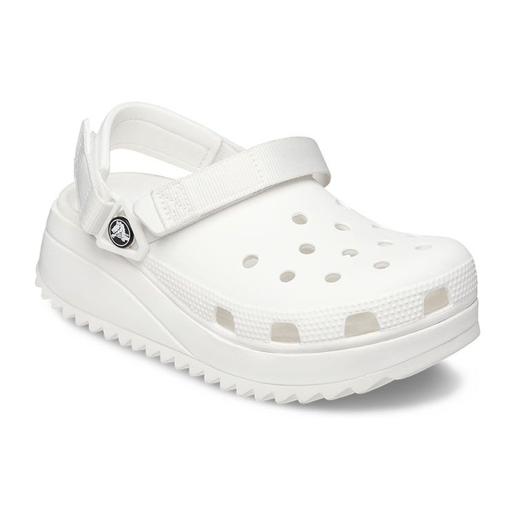 Crocs Hiker Clog Classic Cool Walk Beach Thick Sole Clogs 5cm Unisex Clogs White 206772-143