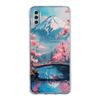 Phone Case For Samsung A26 A36 A56 A54 A52 A50 A70 A40 A20E A12 A14 A16 A22 A24 A42 A34 A32 5G A06 Cover Japan Mount Fuji Cherry