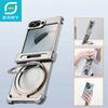 Eary for Samsung Galaxy Z Flip 7 Case for MagSafe 360°Rotation Magnetic Stand Ultra-Thin Flip7 Phone Shockproof Protector Cover