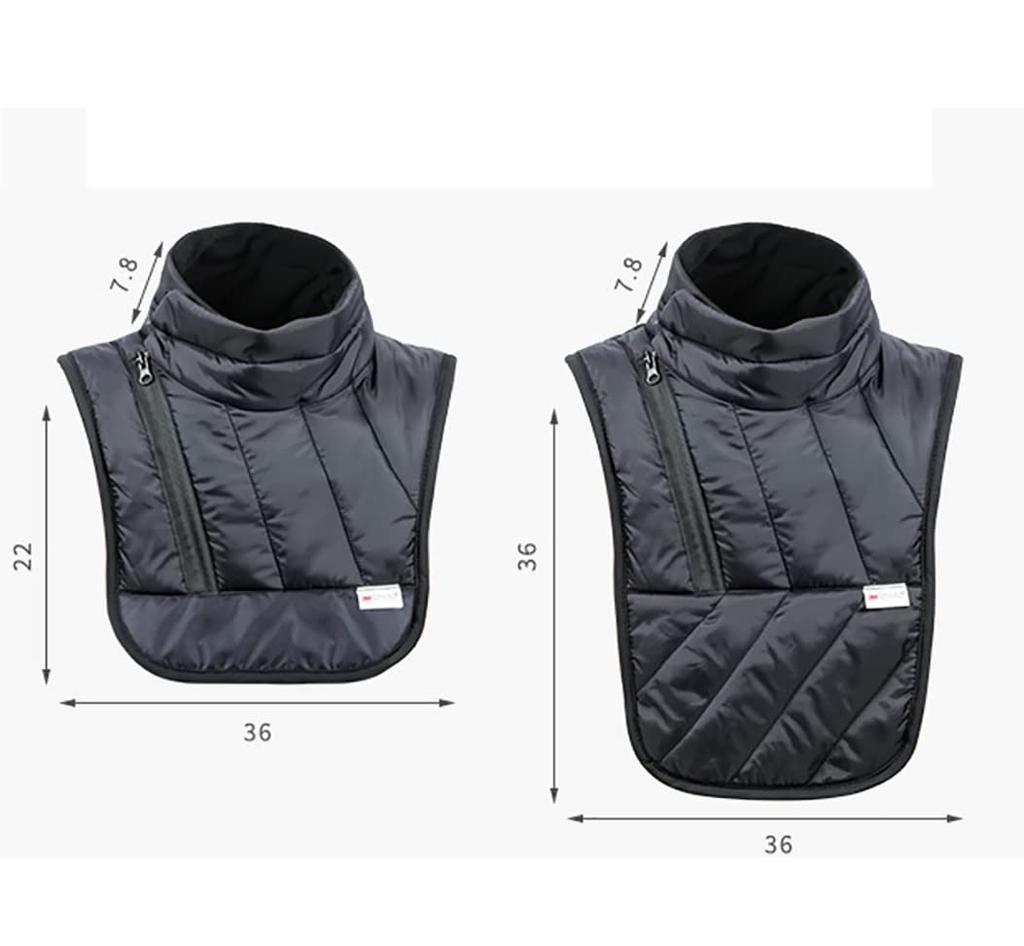 Motorcycle Shoulder High Face Cold Windproof Neck Warmer for and Outdoor Covers Chest To Polyester [MOOKXUU] Pads, Neck, Wrap, Protection, Cycling,