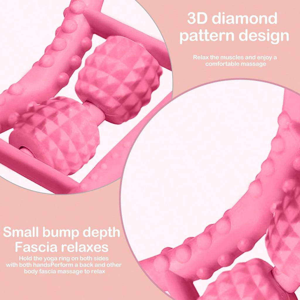 Yoga Massager Pilates Training Ring Strengthening Open Back Magic Ring Muscle Roller Neck Massager Yoga Ring Body Shaping