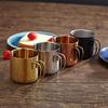 304 Stainless Steel Portable Coffee Mug With Wire Handle
