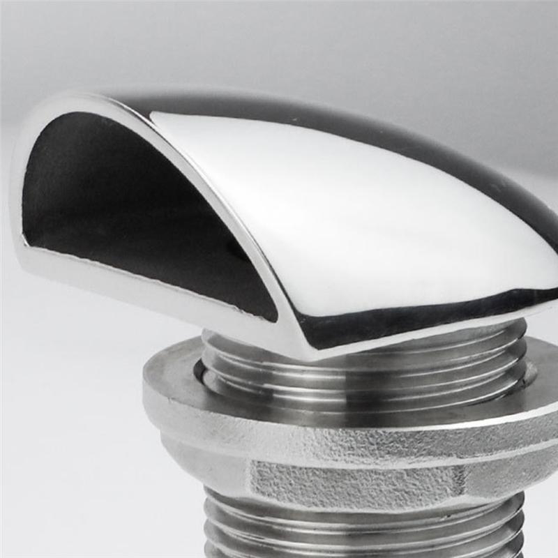 Universal Air Hole 316 Stainless Steel Shell Vent Oil Tank Ventilation Exhaust Valve 1/2" For Yacht RV Boat