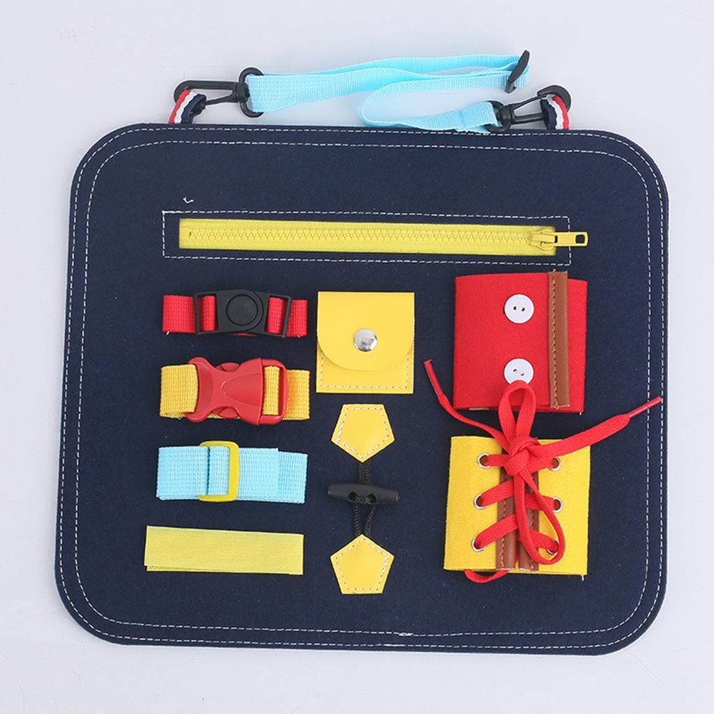 Felt Busy Board Toddlers Sensory Board Educational Activities for Learning Fine Motor Skills