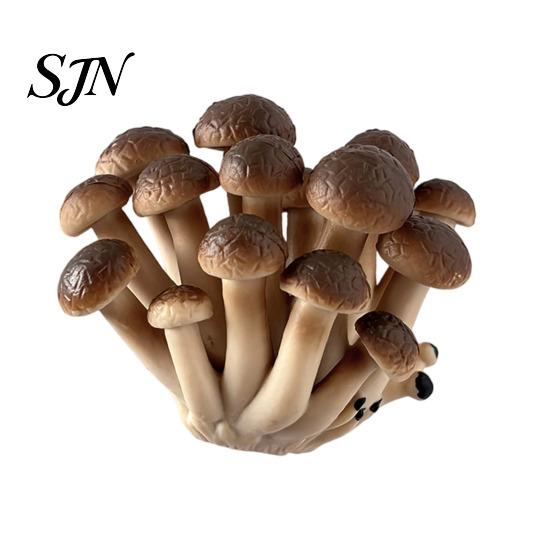Nature Inspired Magnet 3D Mushroom Refrigerator Magnet, Resin Fake Decorative Realistic Magnets Photo Notes Holder for Whiteboard Cabinet Kitchen