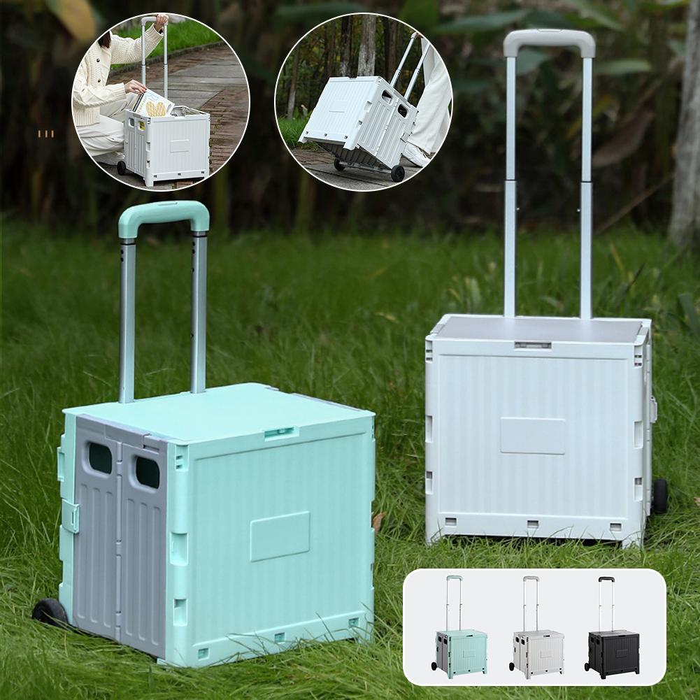 Portable Folding Hand Truck Lightweight Compact Utility Cart For Home Use