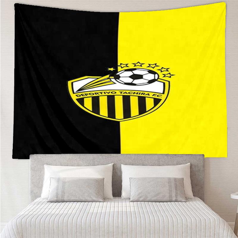 Deportivo Tachira Fc Crest Tapestry Hanging for Bedroom,Livingroom, Playroom,Decor Art Room Wall Tapestry Holiday and Birthday Gifts