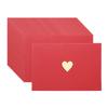 20Pcs/Set Mini Card Envelopes Pearlescent Paper Envelopes Business Greeting Cards Holder with Heart Pattern for Birthday Wedding