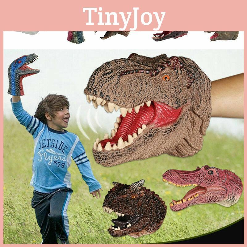 Realistic Animal Dinosaur Hand Puppet For Kids Soft Plastic Educational Toy
