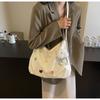 Cute Heart Shaped Tote Bag for Women Large Capacity Soft Faux Leather Shoulder Handbag KTB