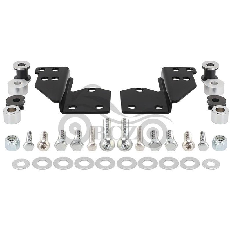 Harley-Davidson Touring Rear Rack Mounting Kit With Backrest Support Bracket FLHT FLHR 1997-2008