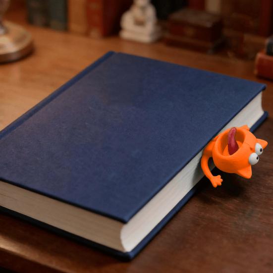 Cartoon Animal Bookmark 3D Printed Page Marker for Students Book Lovers