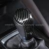 Carbon Fiber Style Inner Gear Shift Knob Cover Trim Fit For Mazda CX-5 2017-2024