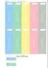 KOKUYO File Business Card Holder Refill Paper A4 10 Sheets Mei-398